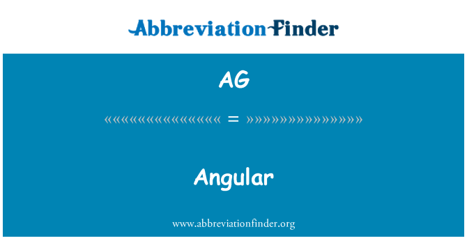 AG: Angolare