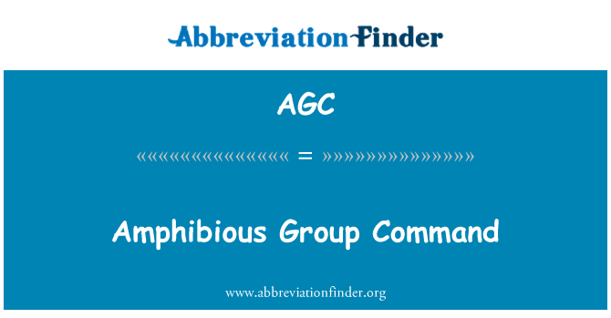 AGC: Amfibische groepsopdracht