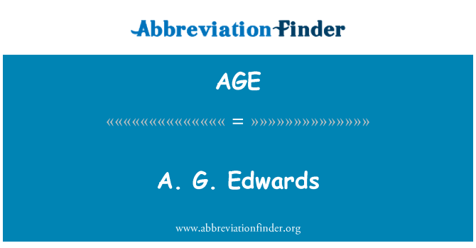 AGE: A. G. Edwards