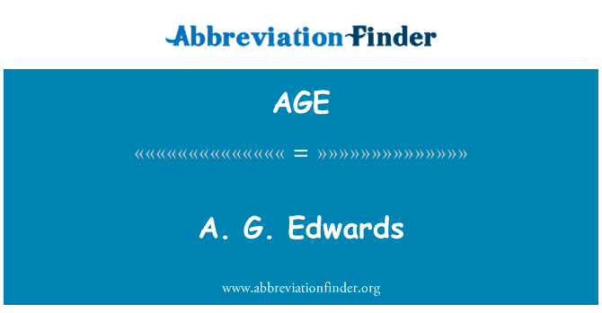 AGE: A. G. Edwards