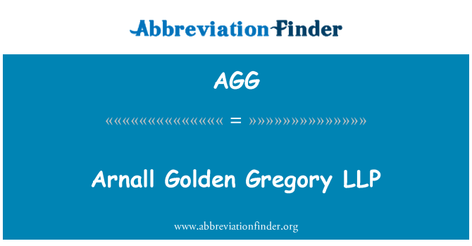 AGG: Arnall Golden Gregory LLP