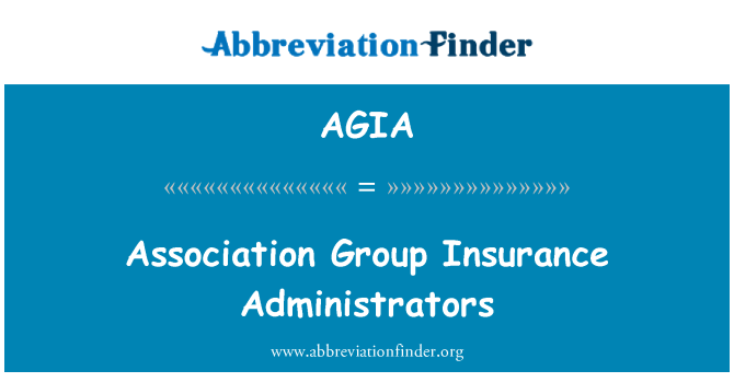 AGIA: Associazione gruppo assicurativo amministratori