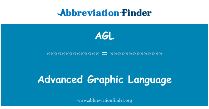 AGL: Linguaggio grafico avanzato