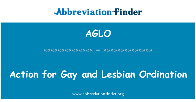 AGLO: Akce pro gaye a lesbičky vysvěcení