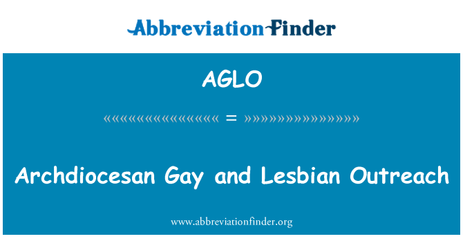 AGLO: Arcidiecézní Gay a lesbické Outreach