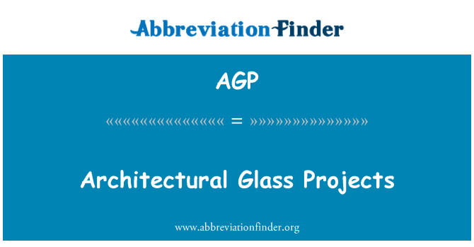 AGP: Architekturglas-Projekte