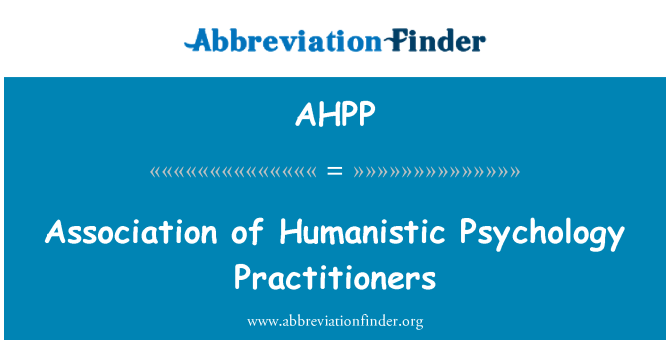 AHPP: Asosiasi humanistik praktisi