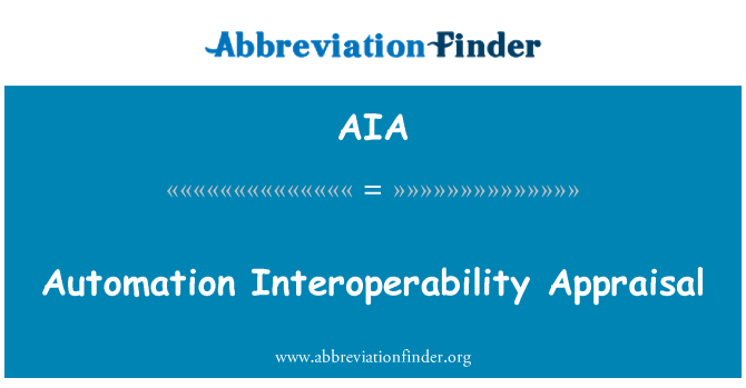 AIA: Valoración de interoperabilidad de automatización