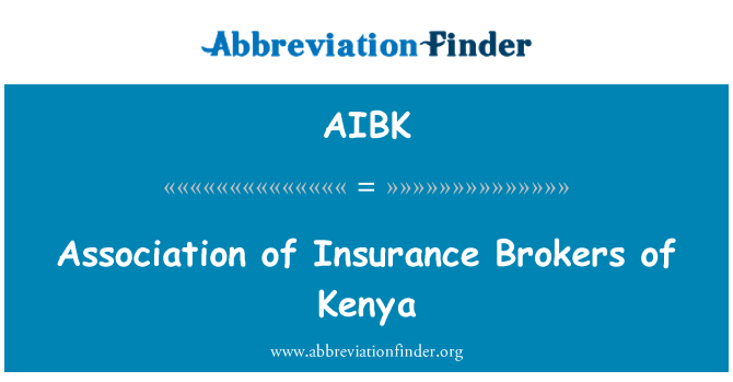 AIBK: Vereniging van verzekeringsmakelaars van Kenia