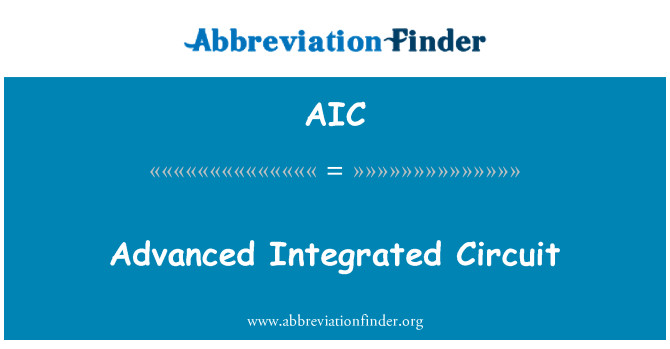 AIC: 高度な集積回路