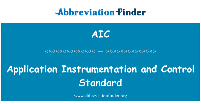 AIC: Aplikasyon Instrumentation Et Standard de kontwòl