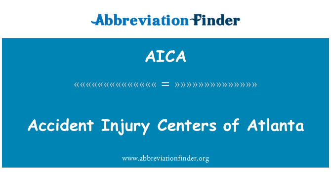 AICA: Ċentri ta ' ħsara ta ' inċident ta ' l-Atlanta