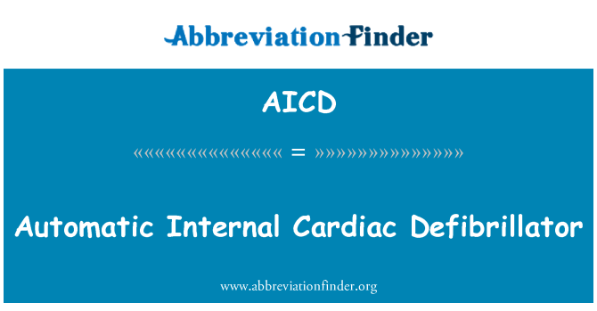 AICD: Automàtic intern desfibril·lador cardíac