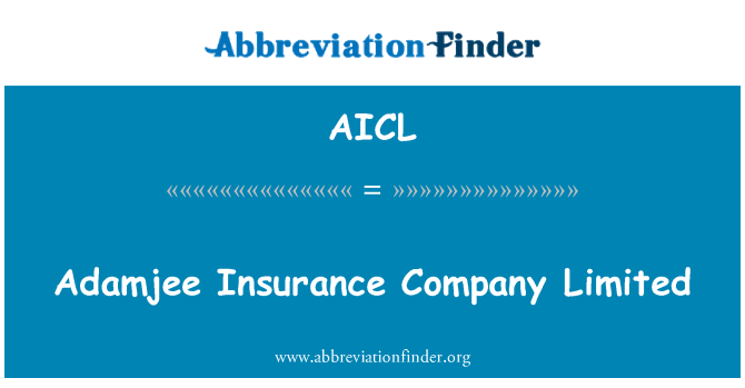 AICL: Adamjee Insurance Company Limited