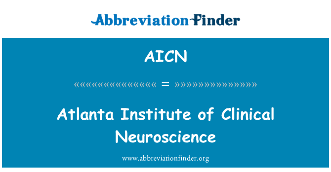 AICN: Atlanta Institut de Neurociències clíniques