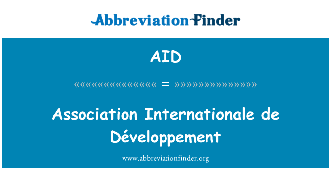 AID: Association Internationale de developpement