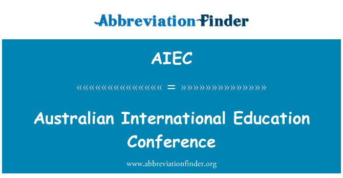 AIEC: Australijos tarptautinė mokslo konferencija