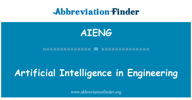 AIENG: Artificial Intelligence in Engineering