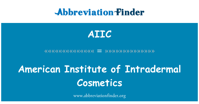 AIIC: Enstiti Ameriken de Produits-