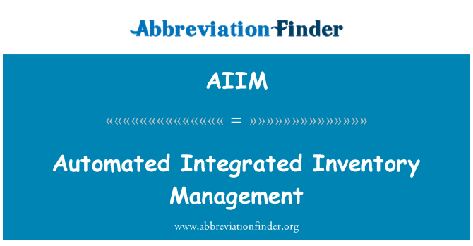 AIIM: Répertoire intégré gestion automatisée