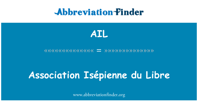 AIL: Asociace Isépienne du Libre
