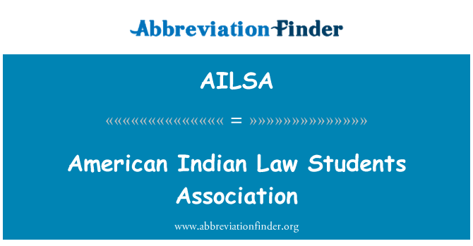 AILSA: American Indian Law Students Association