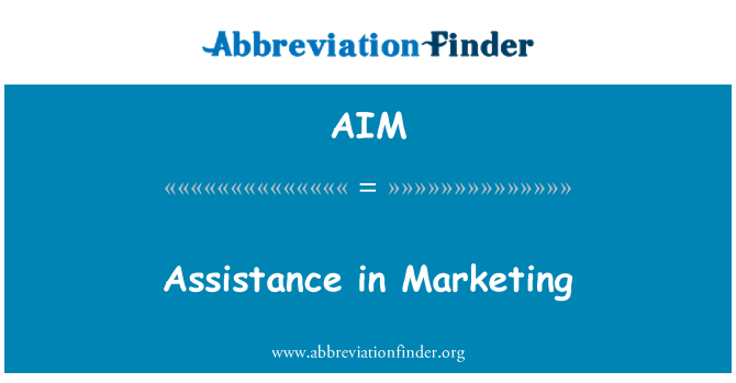 AIM: Assistance en Marketing