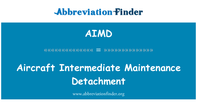 AIMD: ניתוק ביניים תחזוקת מטוסים