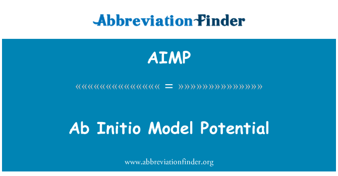 AIMP: Ab Initio मॉडल क्षमता