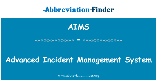 AIMS: Incident Management sistem avansat