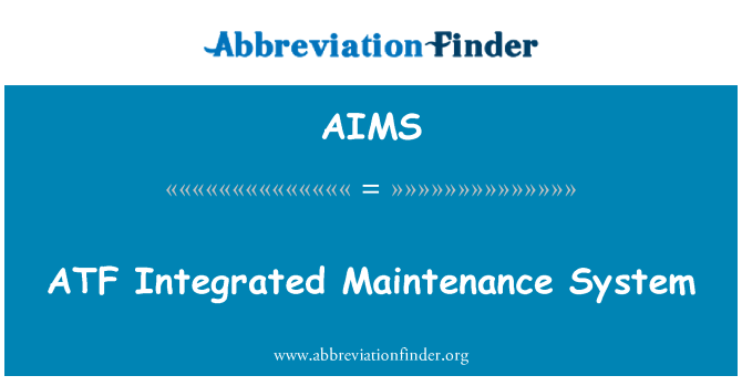 AIMS: ATF integrata sistema ta ' manutenzjoni
