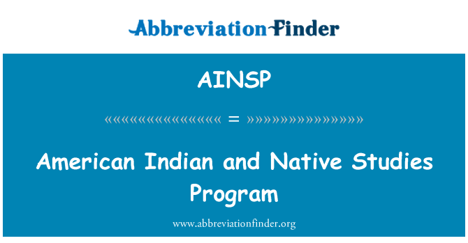 AINSP: Ameriken natif natal epi pou pwogram etid natif-natal