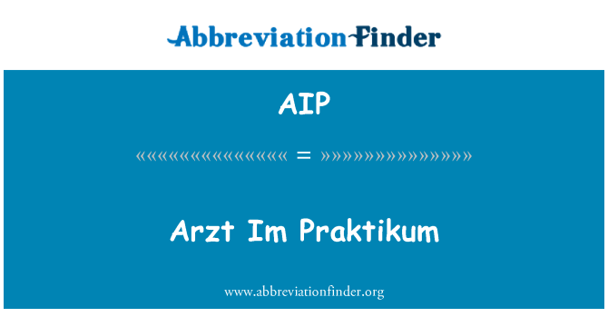 AIP: 和 Im Praktikum