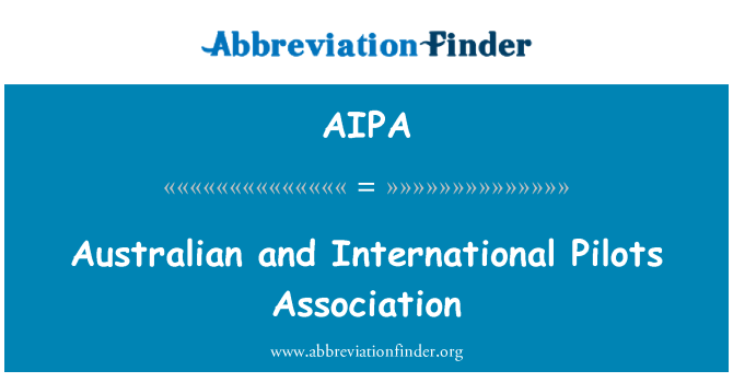 AIPA: オーストラリアおよび国際パイロット協会