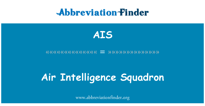 AIS: Udara intelijen skuadron