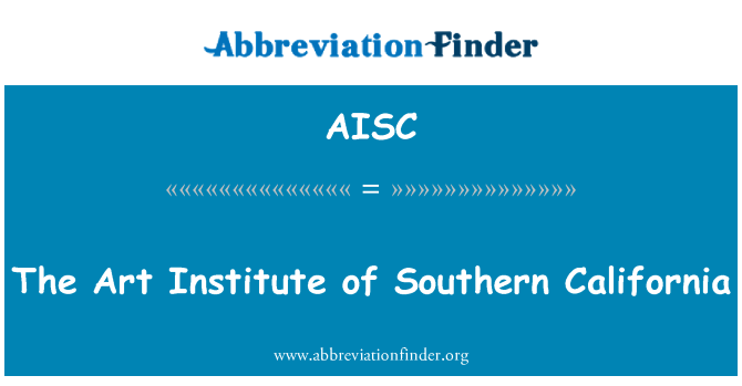 AISC: موسسه هنر کالیفرنیا جنوبی
