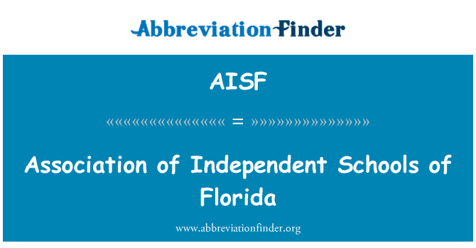 AISF: Association of Independent Schools of Florida