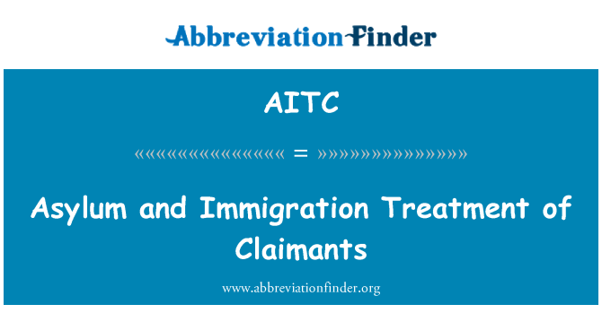 AITC: Asilo e imigração tratamento dos requerentes
