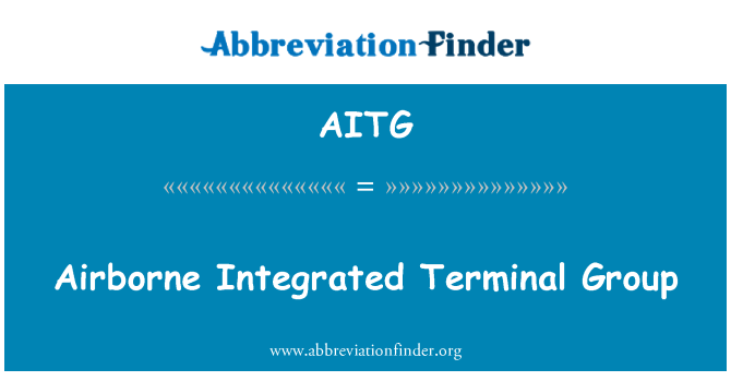 AITG: อากาศรวมเทอร์มินัล กลุ่ม