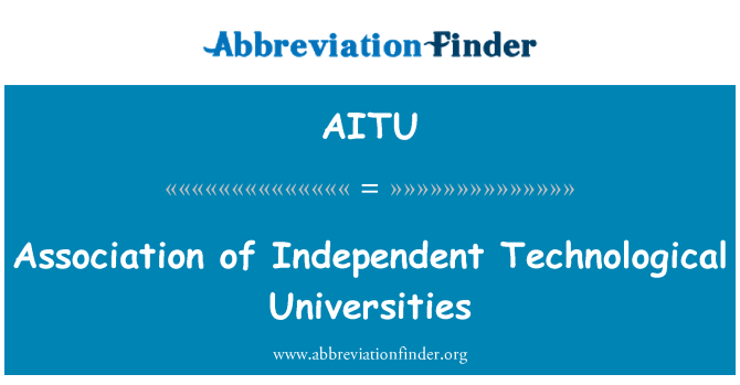 AITU: 獨立技術大學協會
