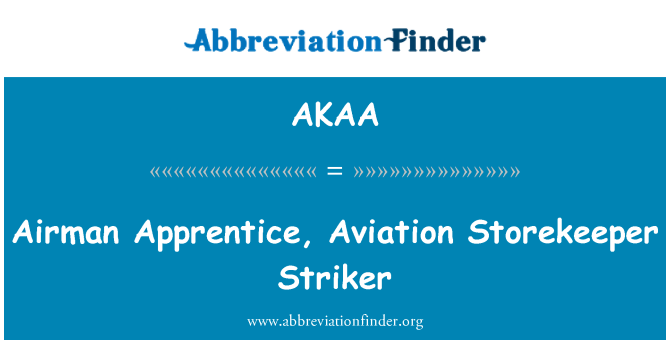 AKAA: Airman apprentista, avjazzjoni maħżen ħabbata