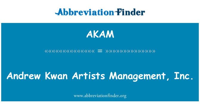AKAM: Andrew Kwan Artists Management, Inc.