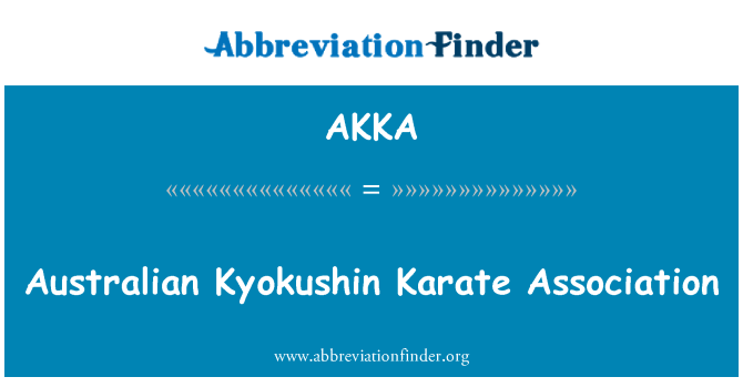 AKKA: Australský Kyokushin Karate Association