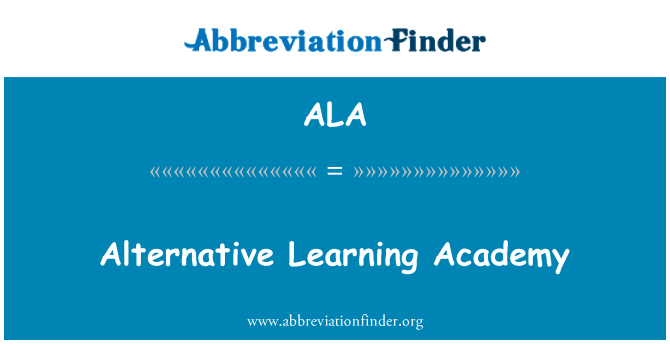 ALA: Alternatif pembelajaran Akademi