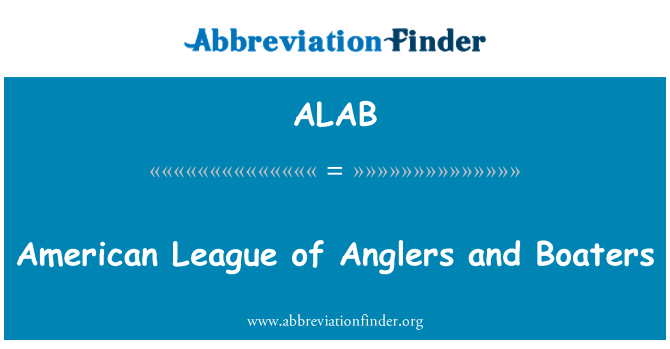 ALAB: Liga Amerika pemancing dan pelaut