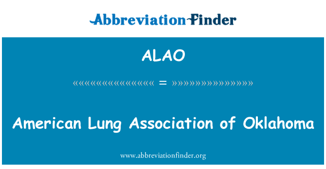 ALAO: American Lung Association, Oklahoma