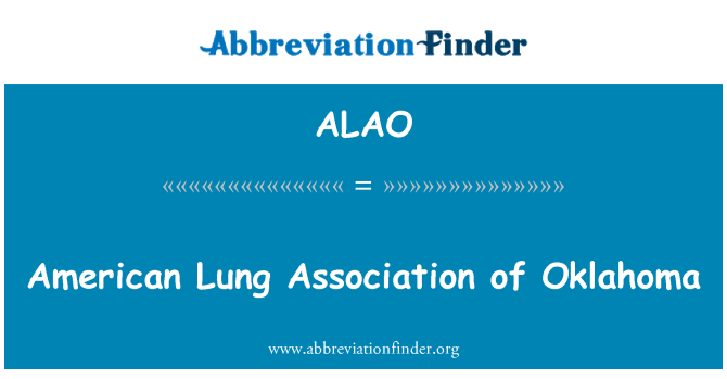 ALAO: American Lung Association of Oklahoma