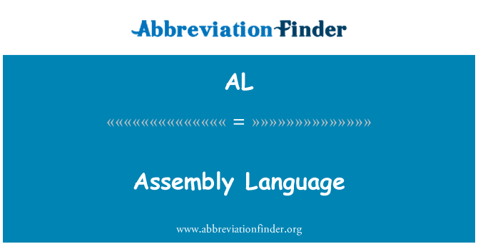 AL: Llenguatge assemblador