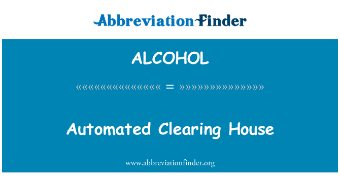 ALCOHOL: Automatizované clearingové
