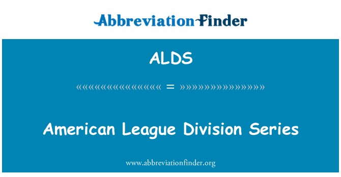 ALDS: Série divize American League